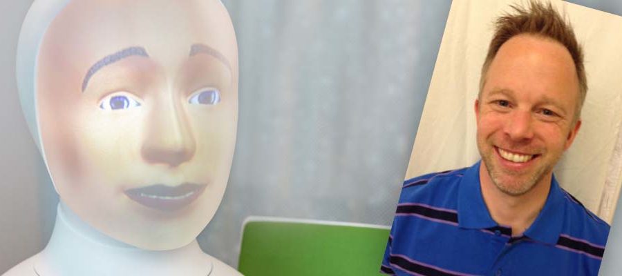 Möt Anders Örnhed – först i världen att få jobb med hjälp av en social AI-robot – Tengai!