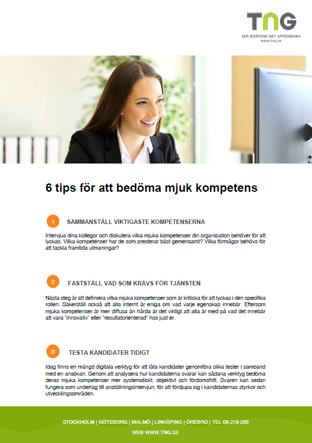 Soft skills - guide från TNG 