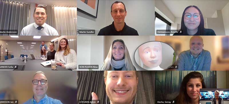 Hr teamet på ALtran utbildas med Tengai av TNG