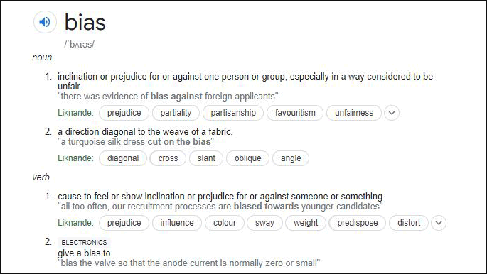 Definition på vad bias är och hur det uppkommer i HR-tech