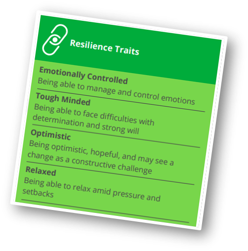 Ett resilient ledarskap utmärks av fyra egenskaper