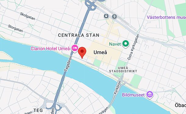 Hitta till TNG i Umeå