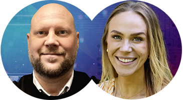 Jonas Rydensjö, Skandia & Johanna Rydberg, Ada Digital medverkar på Unbiased Day och berättar om framgången med talangprogrammet Diversity4Tech.