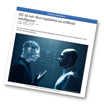 Ny EU-lagstiftning om AI: "The New AI Act".