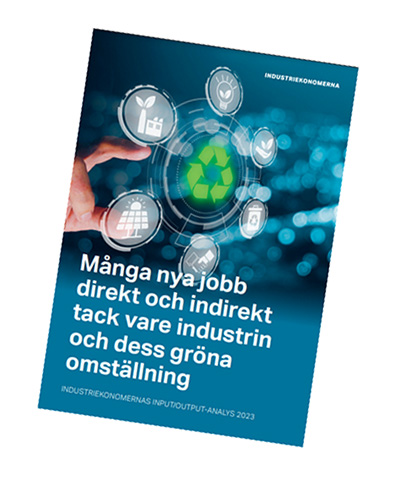 Grön omställning kommer skapa 50 000 nya jobb. Källa: Industriekonomerna