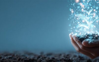 AI-kompetens symboliserad av händer med växt som strävar uppåt - TNG reder ut begreppet.