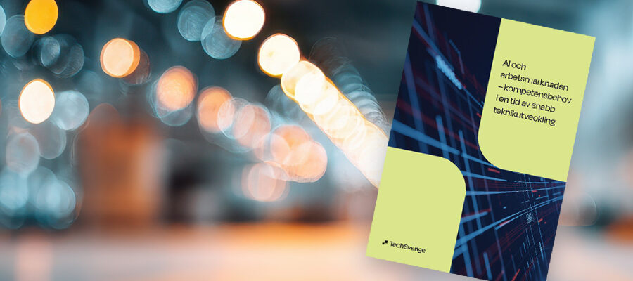 AI förändrar roller och kompetenskrav inom industrin redan nu, visar en ny rapport från TechSverige. Men var är kompetensen?